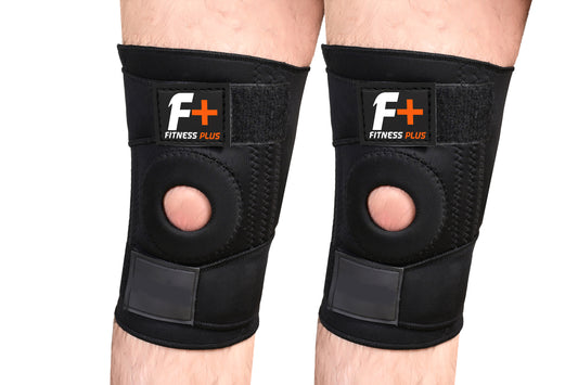 Flexible Knee Support Brace – Heavy Duty Adjustable Neoprene Brace with Dual Springs