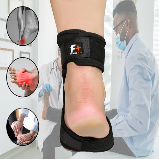 Fitness Plus Ankle Splint - Heavy Duty Splint for Ankle Injury Recovery