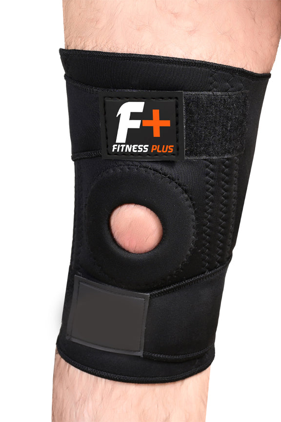 Flexible Knee Support Brace – Heavy Duty Adjustable Neoprene Brace with Dual Springs